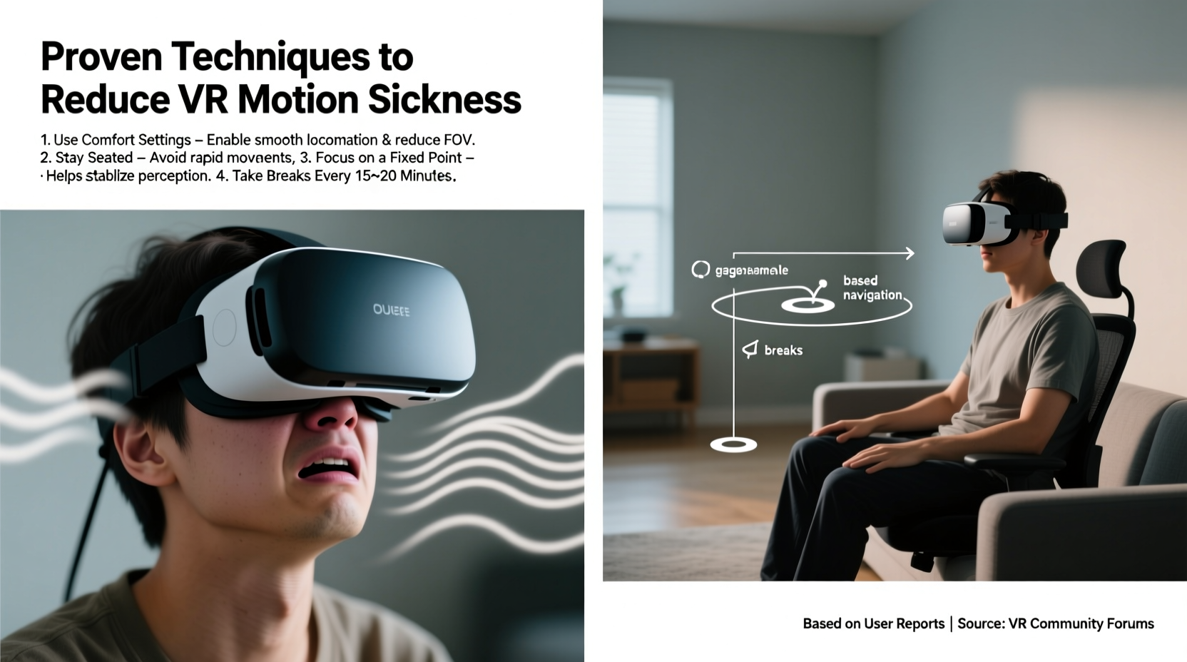 how to reduce motion sickness in vr games proven techniques from users