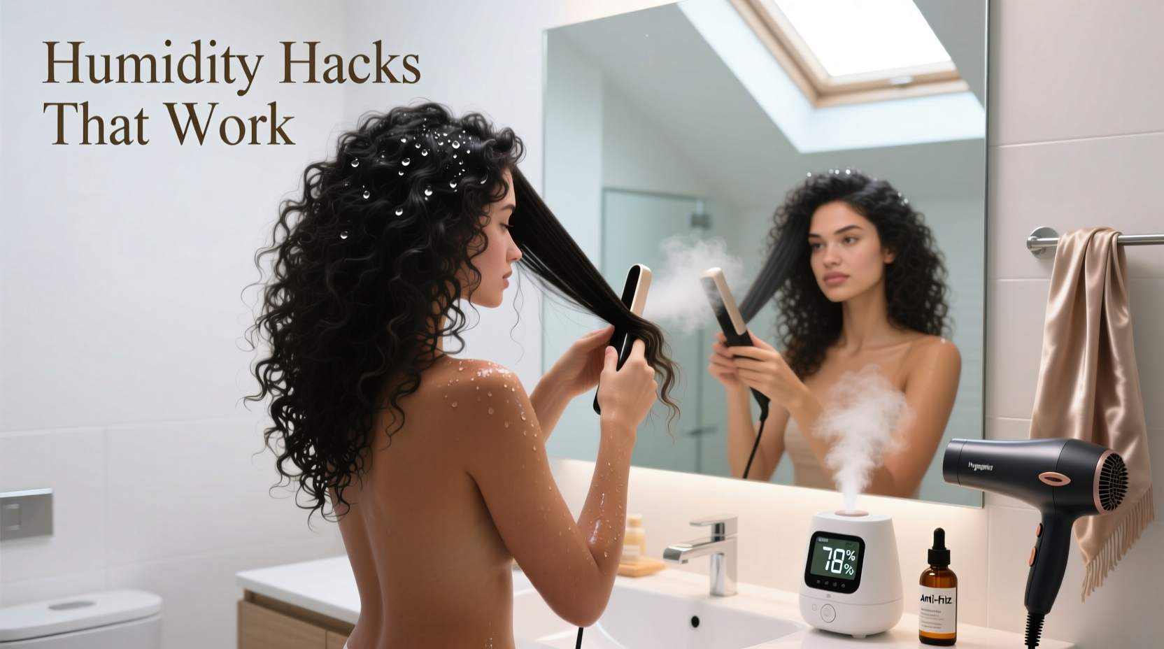 why is my hair frizzy even when straightened humidity hacks that help