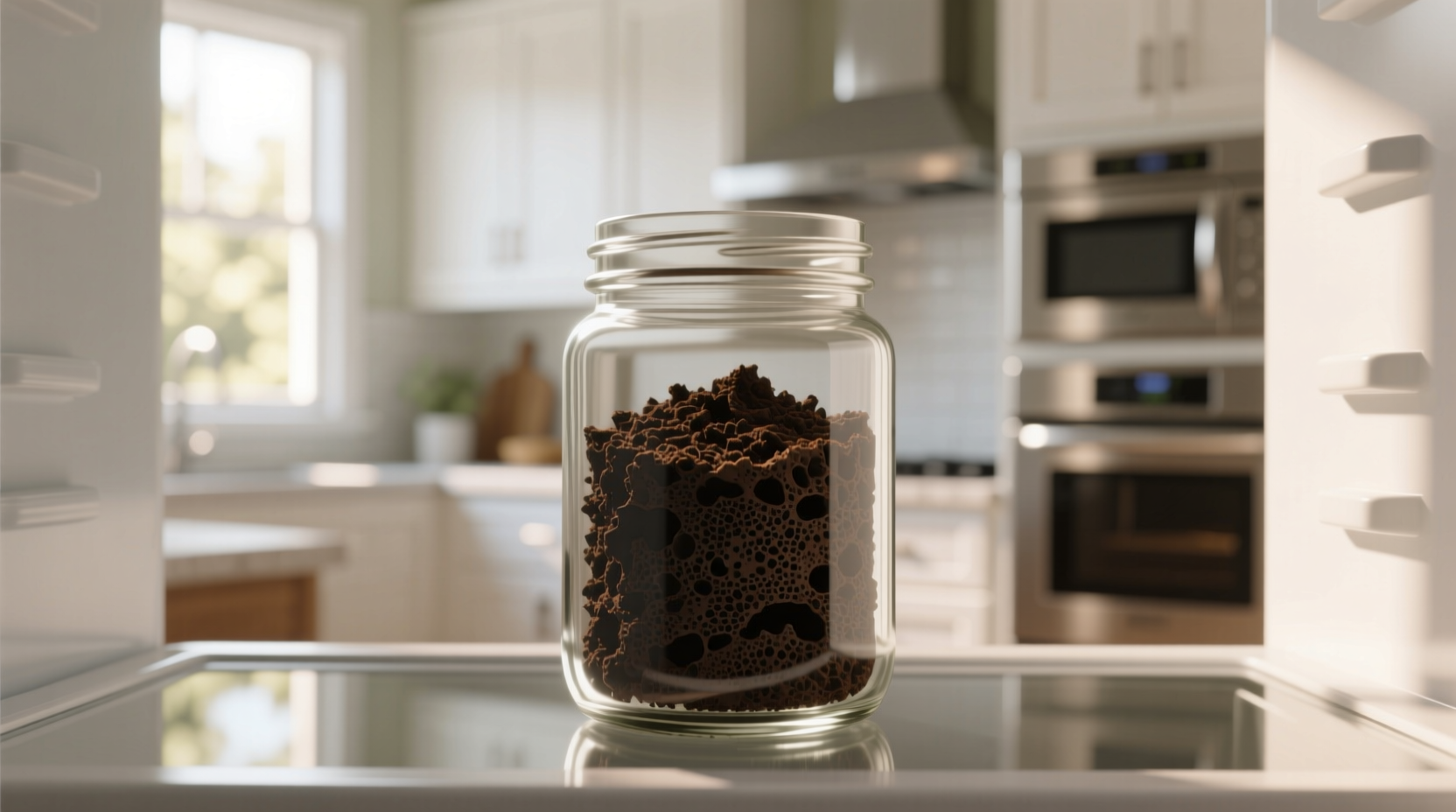 cold brew grounds for fridge odors