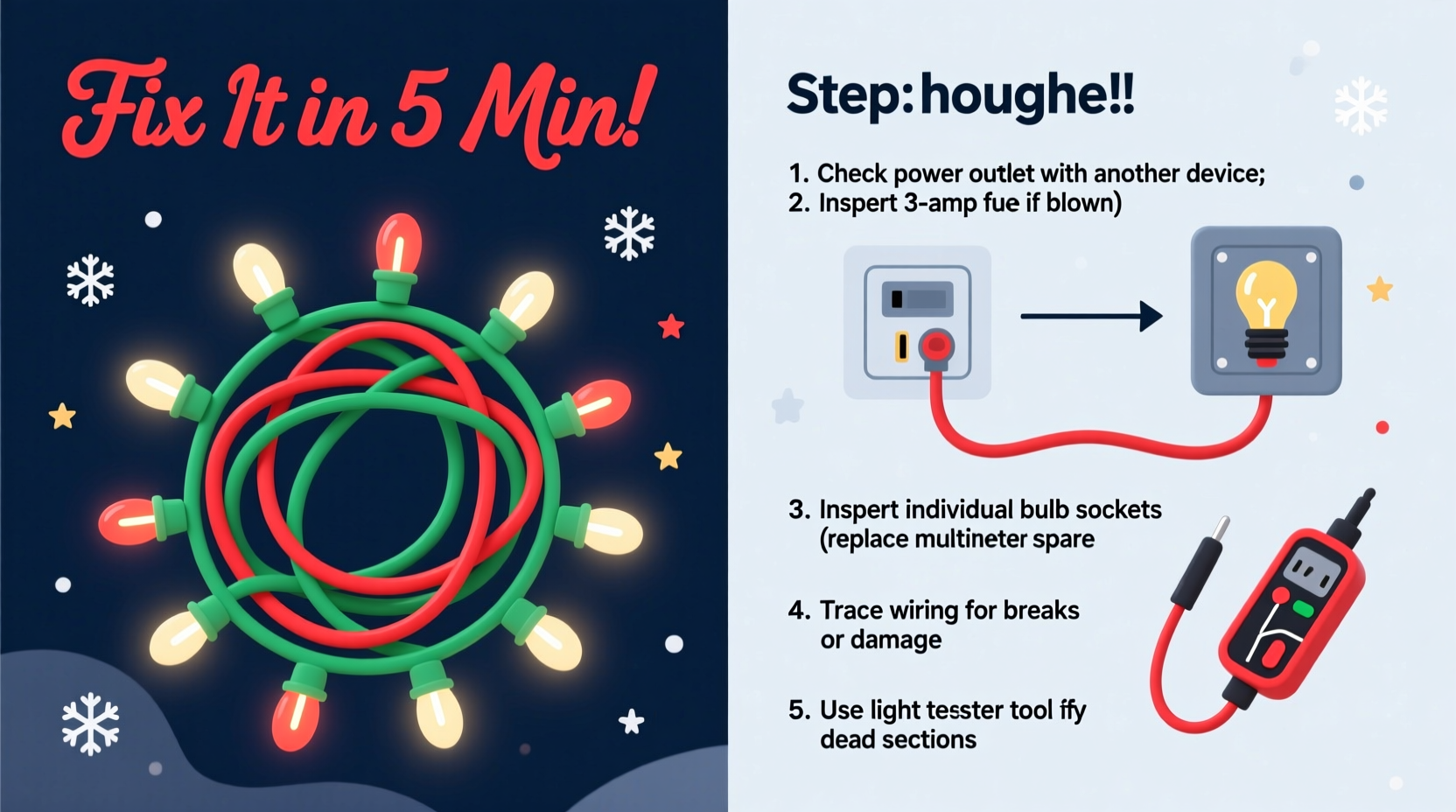 christmas lights not working troubleshoot power issues in under 5 minutes