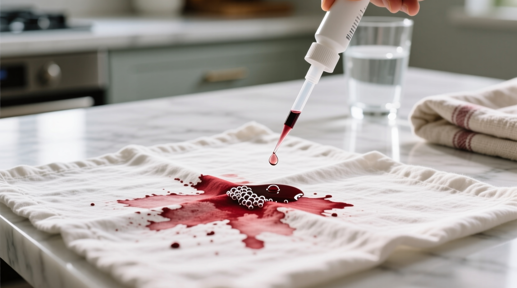 red wine stain removal on cotton tablecloths