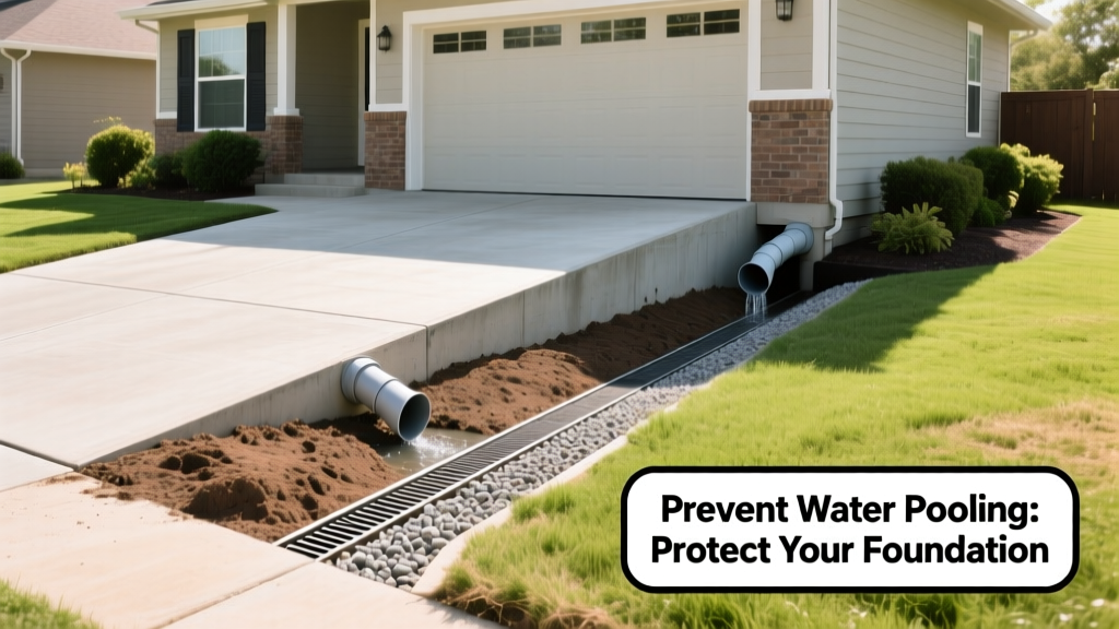 How to Prevent Water Pooling Near Your Home's Foundation