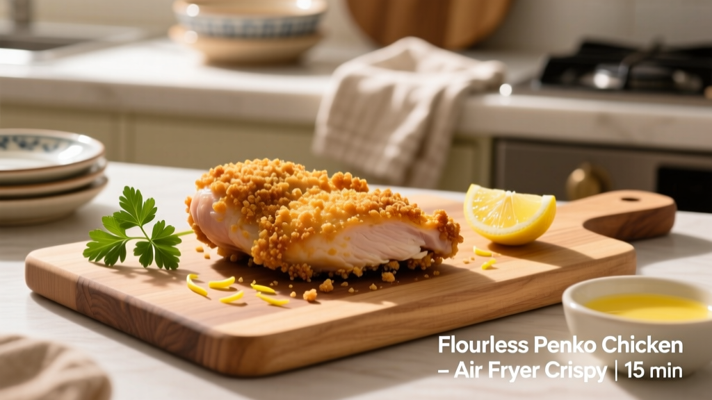 Flourless Panko Chicken in Air Fryer (Crispy & Easy!)