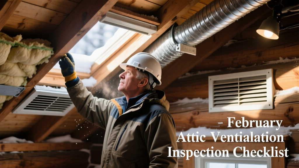 February Attic Ventilation Inspection Checklist