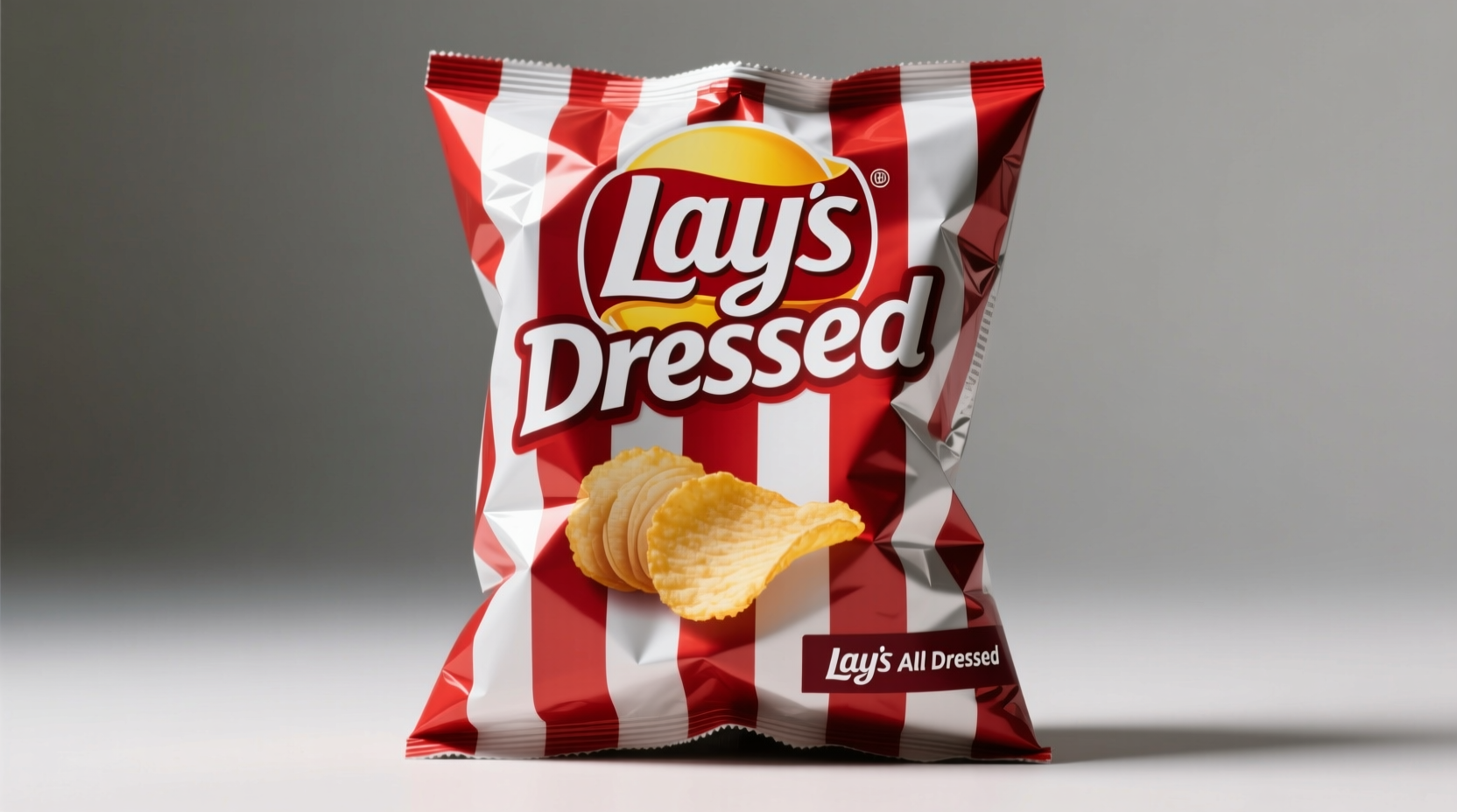 Lay's All Dressed potato chips bag showing distinctive packaging