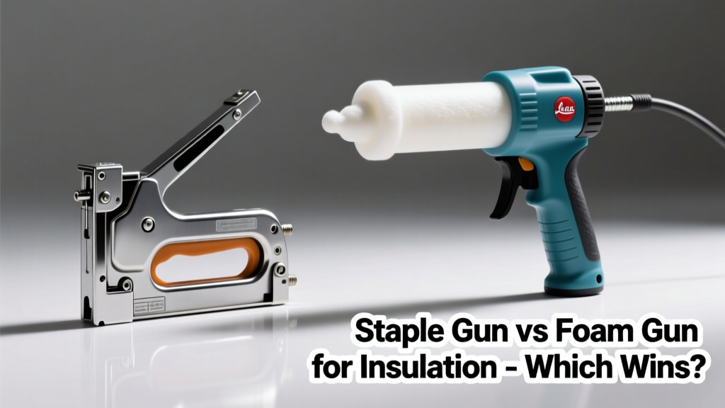 Staple Gun vs Foam Gun for Insulation: Which Wins?