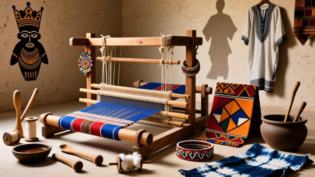 Nigerian Aso Oke Weaving Tools And Pattern Meanings
