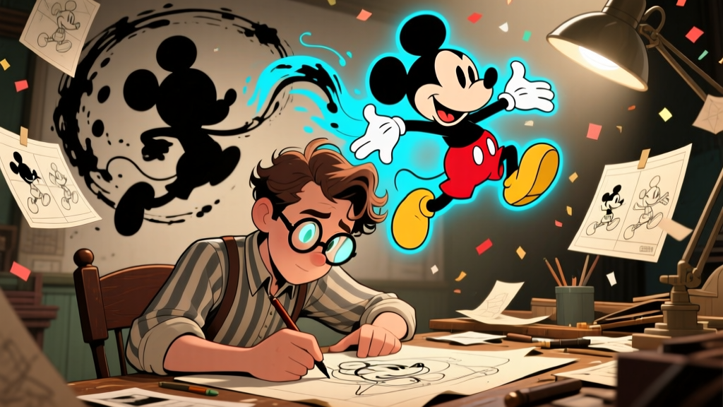 The Man Behind the Mouse: How Walt Disney and Mickey Mouse Became One