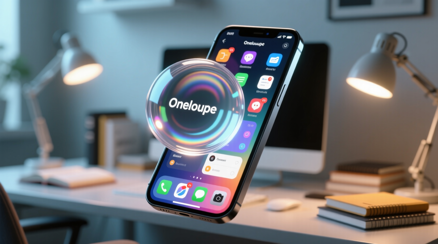 oneloupe magnifies your screen