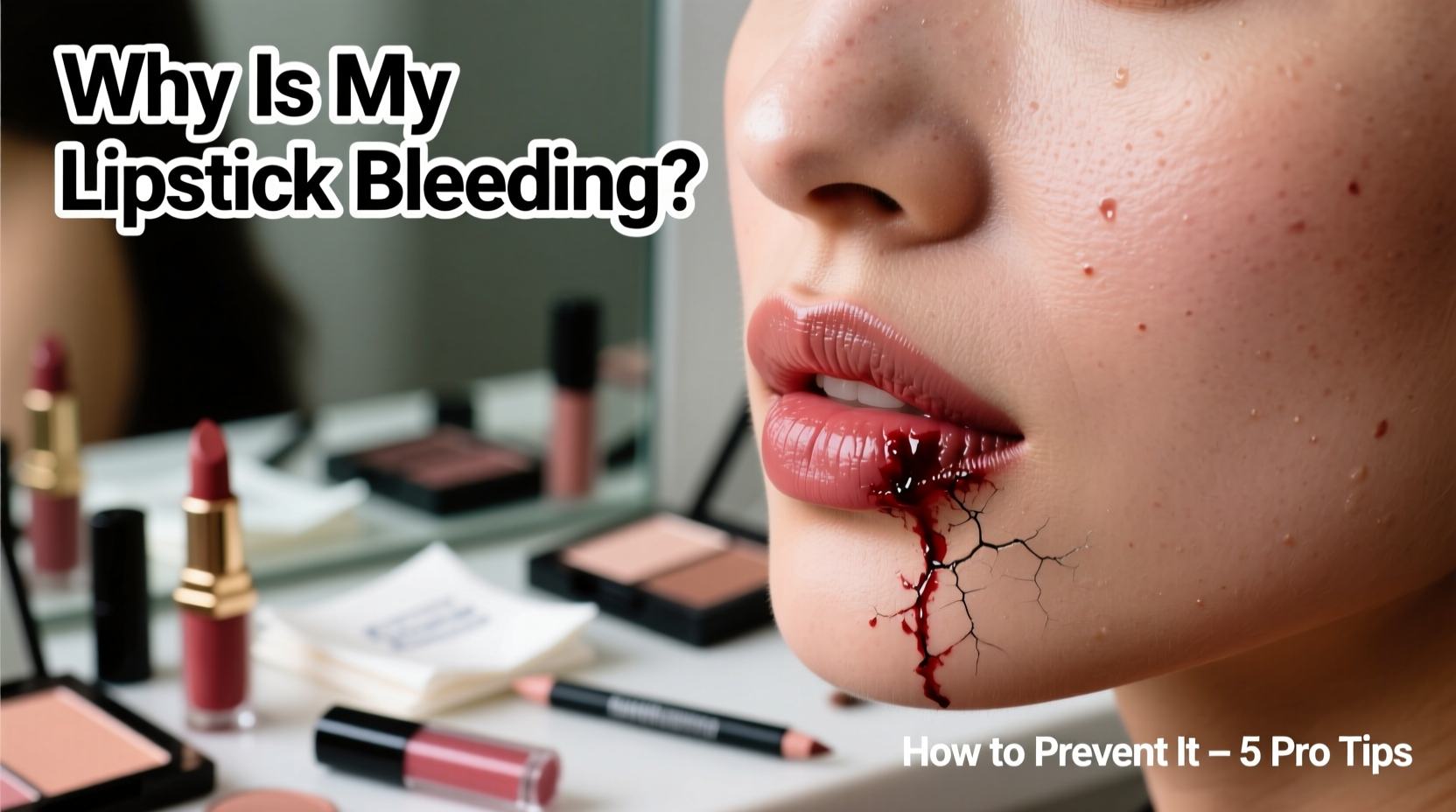 why is my lipstick bleeding and how to prevent it