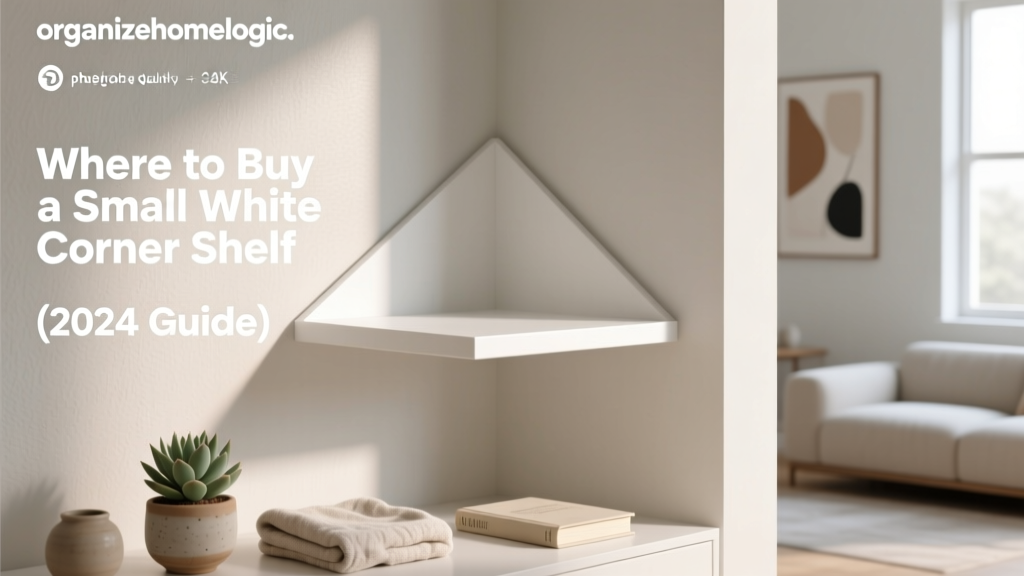 Where to Buy a Small White Corner Shelf (2024 Guide)