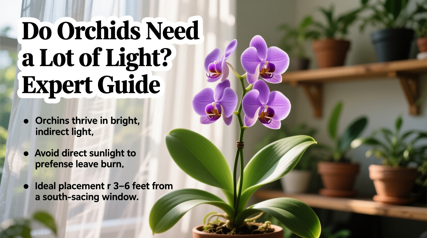 5 Orchid Light Secrets | TheHomeSprouts