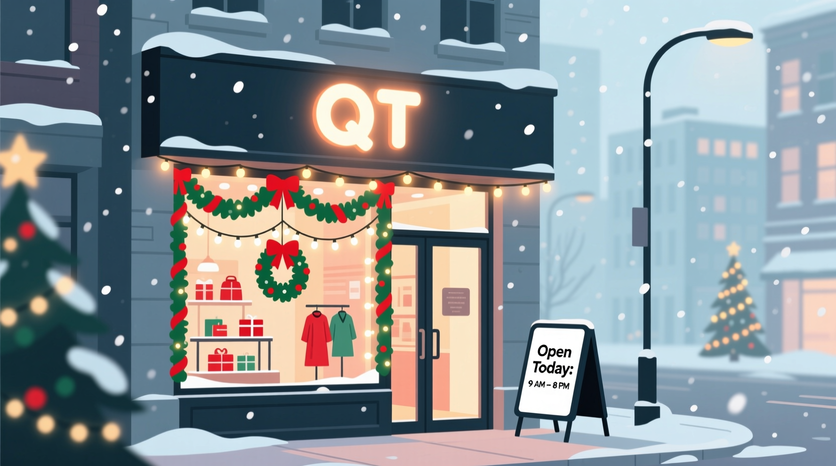 is qt open on christmas day