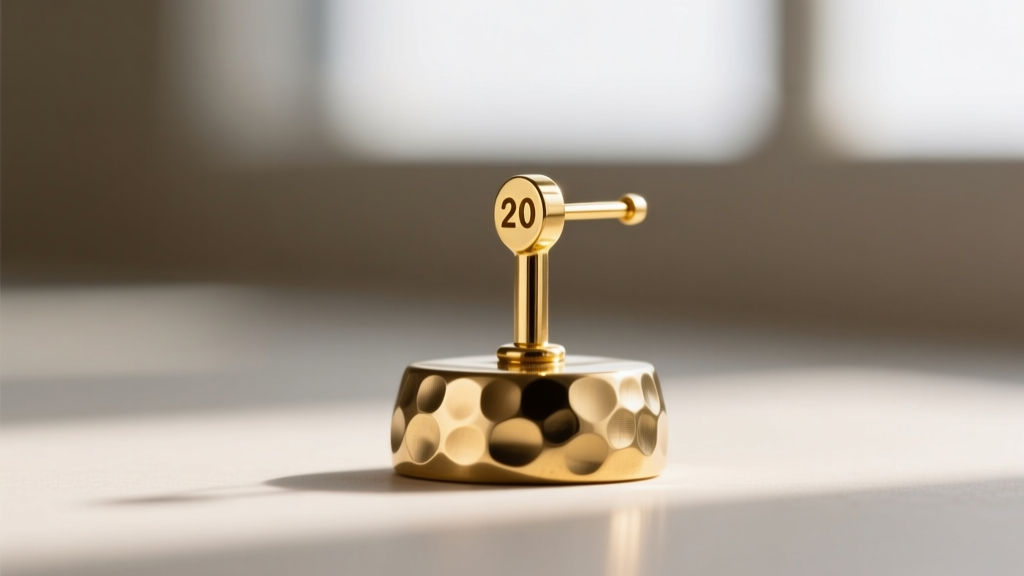 Macro shot of a 20-gauge gold earring post on a hammered brass base, revealing a seamless solder joint and polished finish