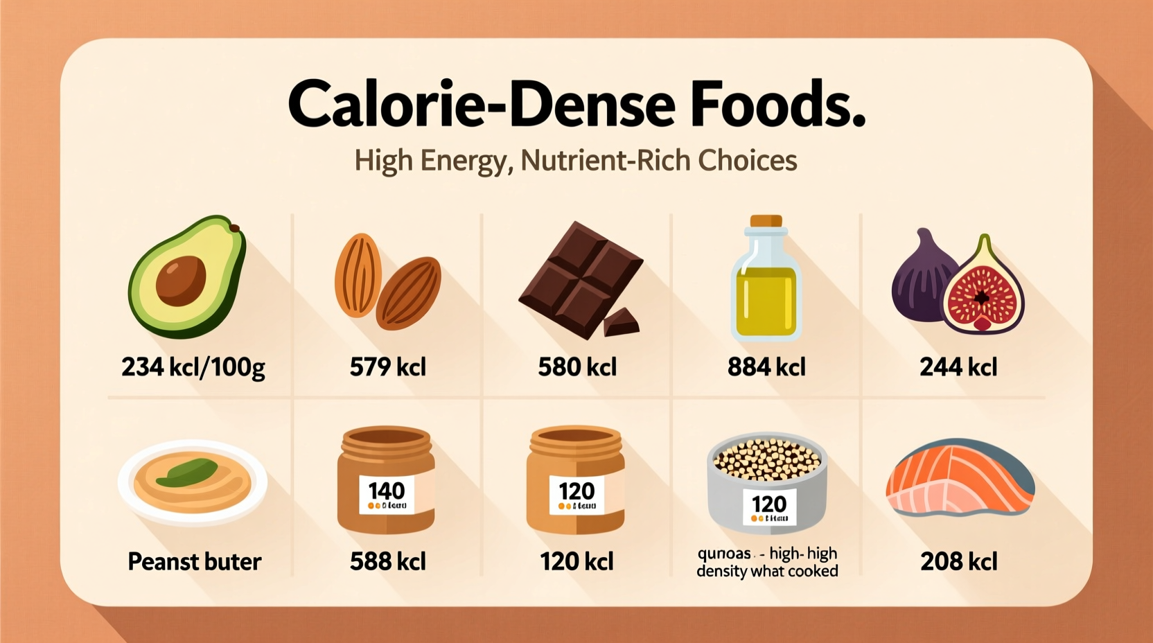 Calorie Dense Food Ideas: 25 Nutrient-Rich Options for Healthy Gain