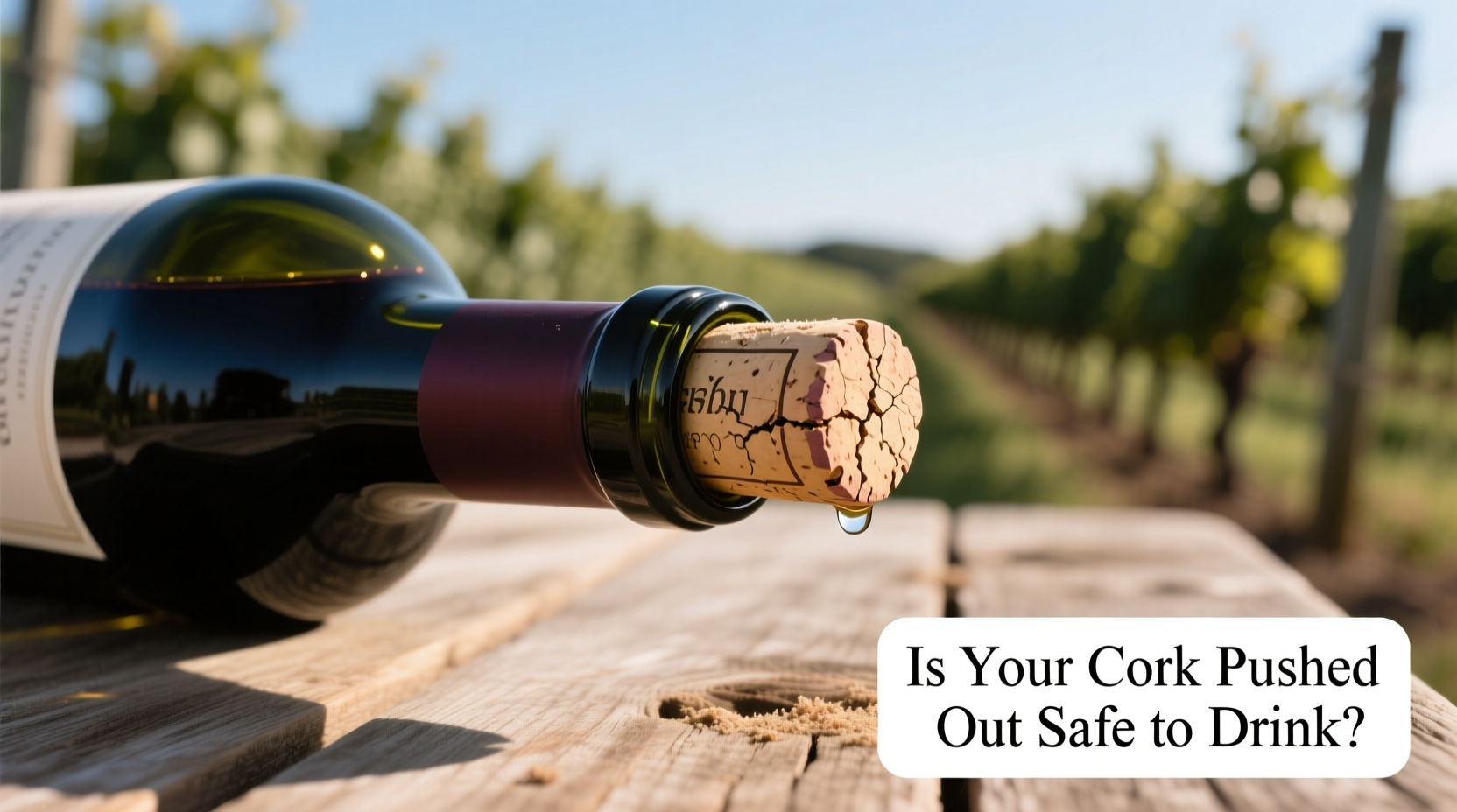 Why Is My Wine Cork Pushed Out Slightly Is It Still Safe To Drink