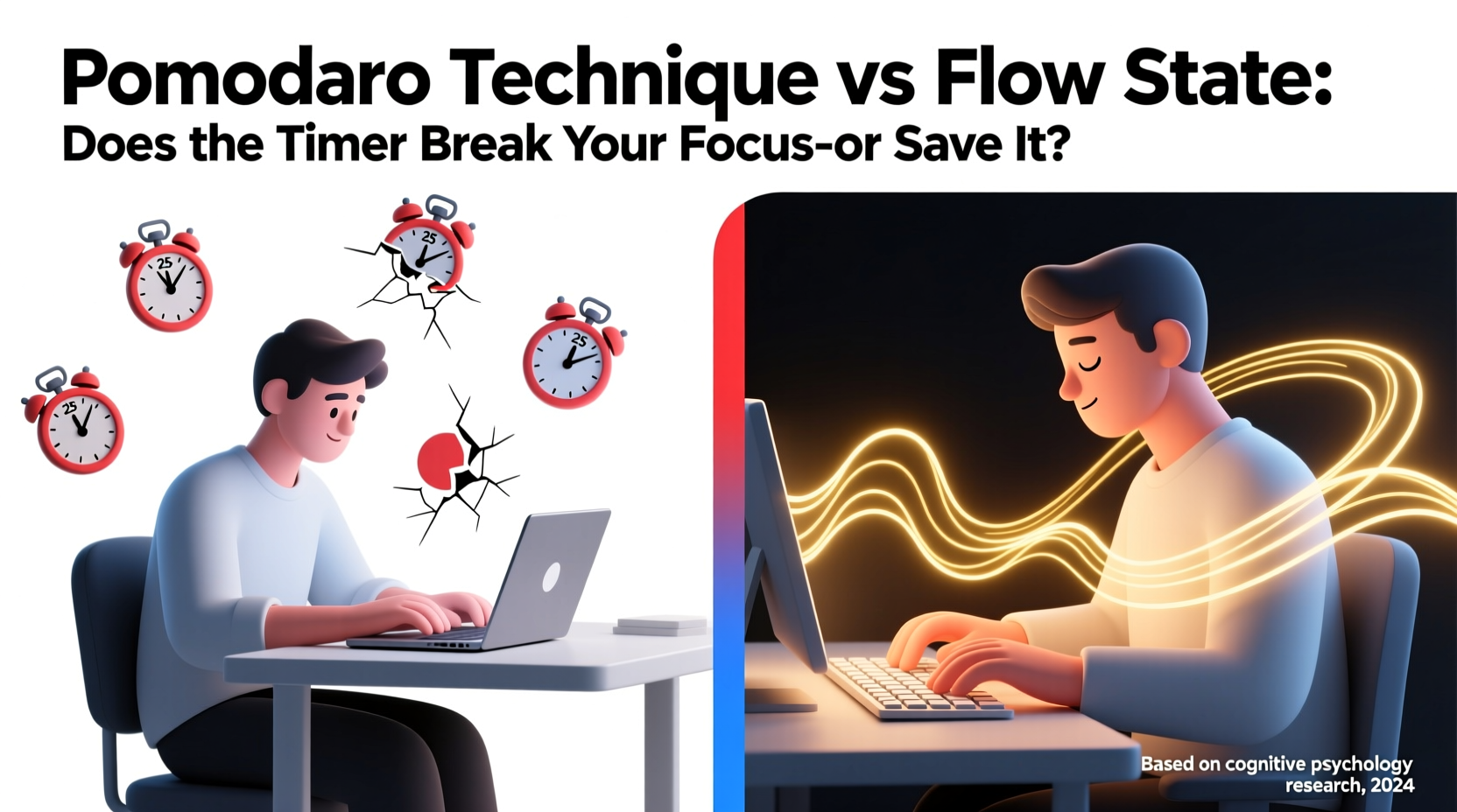 pomodoro technique vs flow state does the timer break your focus or save it