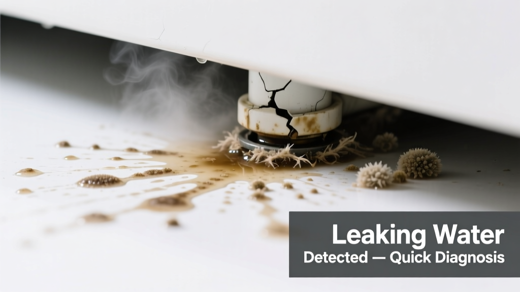 Carpet Musty Smell + Leaking Water: Quick Diagnosis