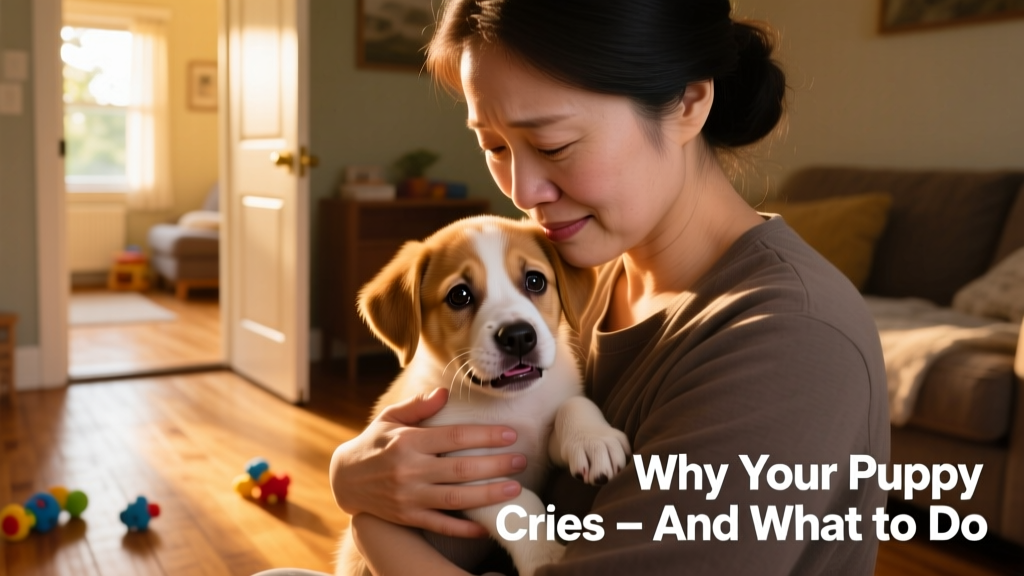 What To Do When Your Puppy Cries—and Why He's Doing It