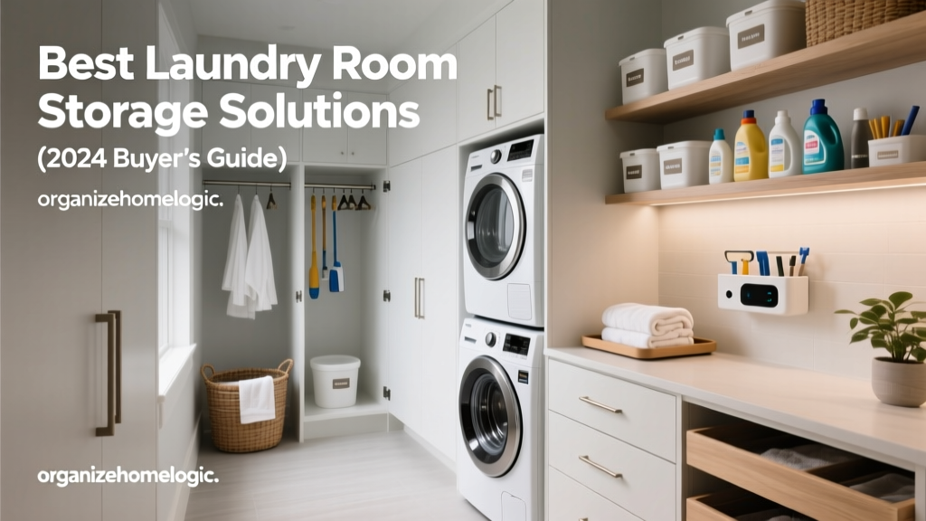 Best Laundry Room Storage Solutions (2024 Buyer's Guide)