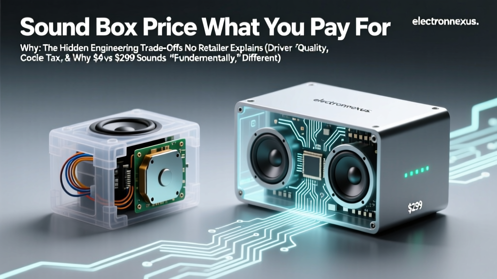 Sound Box Price What You Pay For Why: The Hidden Engineering Trade-Offs No Retailer Explains (Driver Quality, Codec Tax, & Why $49 vs $299 Sounds *Fundamentally* Different)