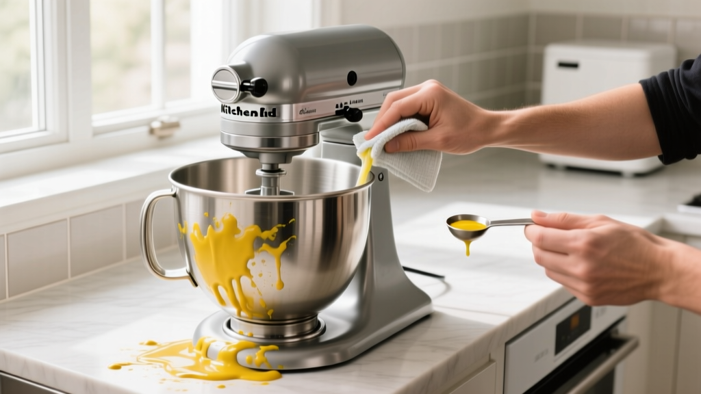 Tested: How to Get Mustard Out of Stand Mixer Fast