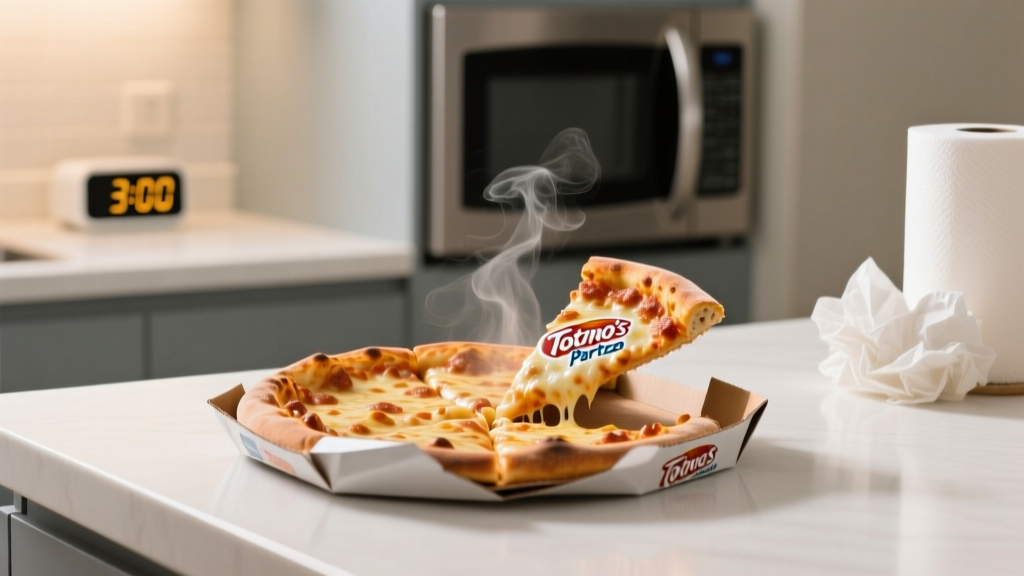 Microwave Totino’s Party Pizza: 4-Step Crisp Method