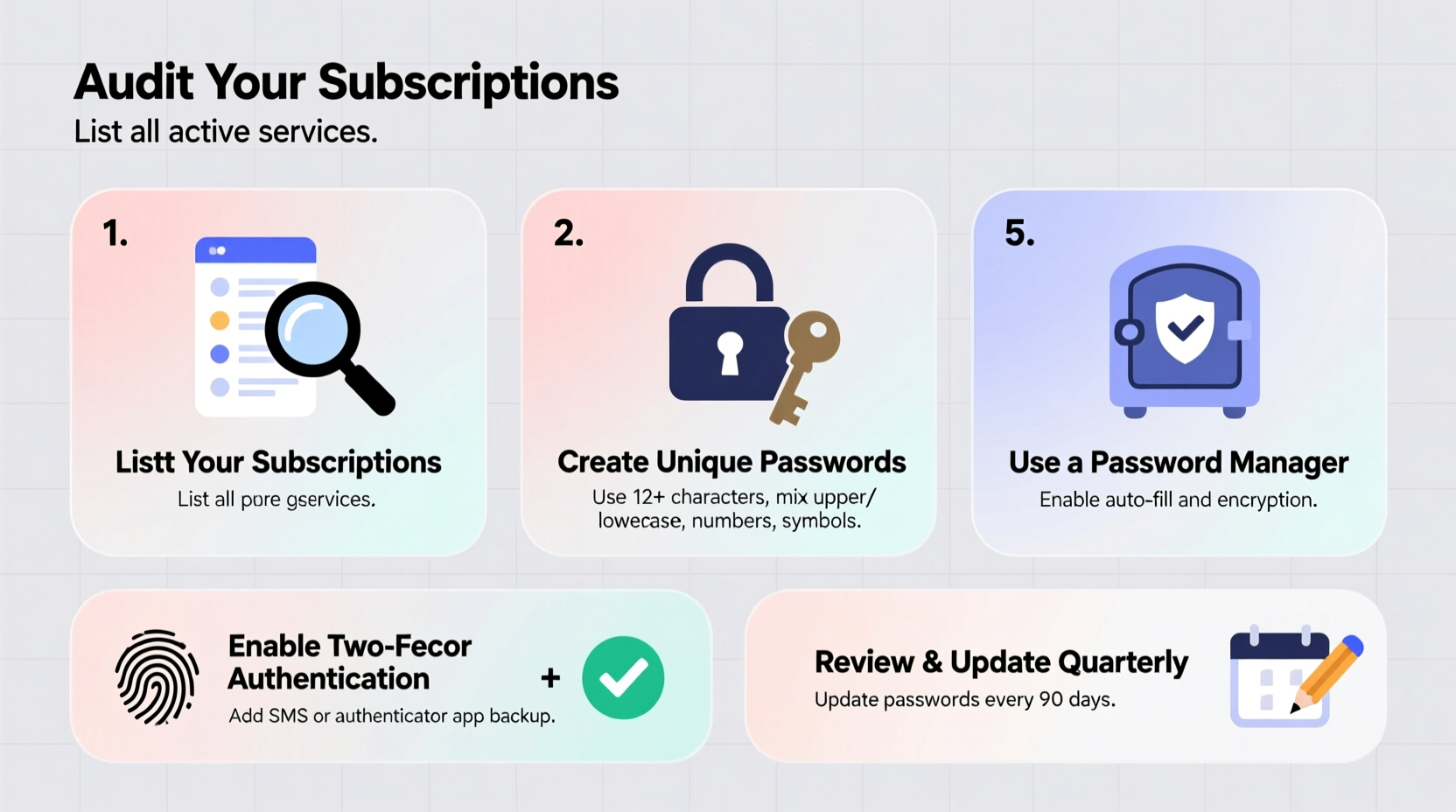 step by step guide to organizing your streaming service passwords securely