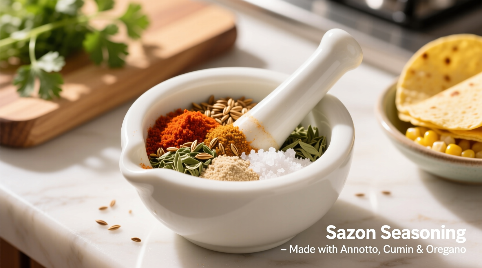 what exactly is sazon seasoning made of