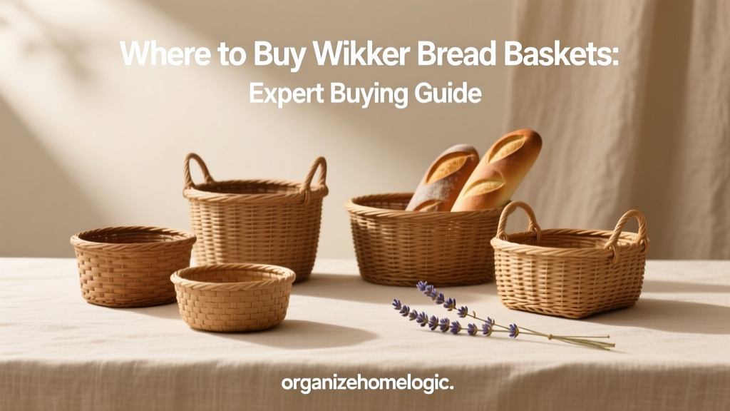 Where to Buy Wicker Bread Baskets: Expert Buying Guide