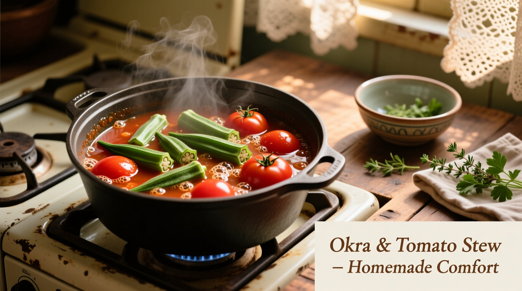 Perfect Okra Tomato Stew: Texture Secrets & Nutrition Facts