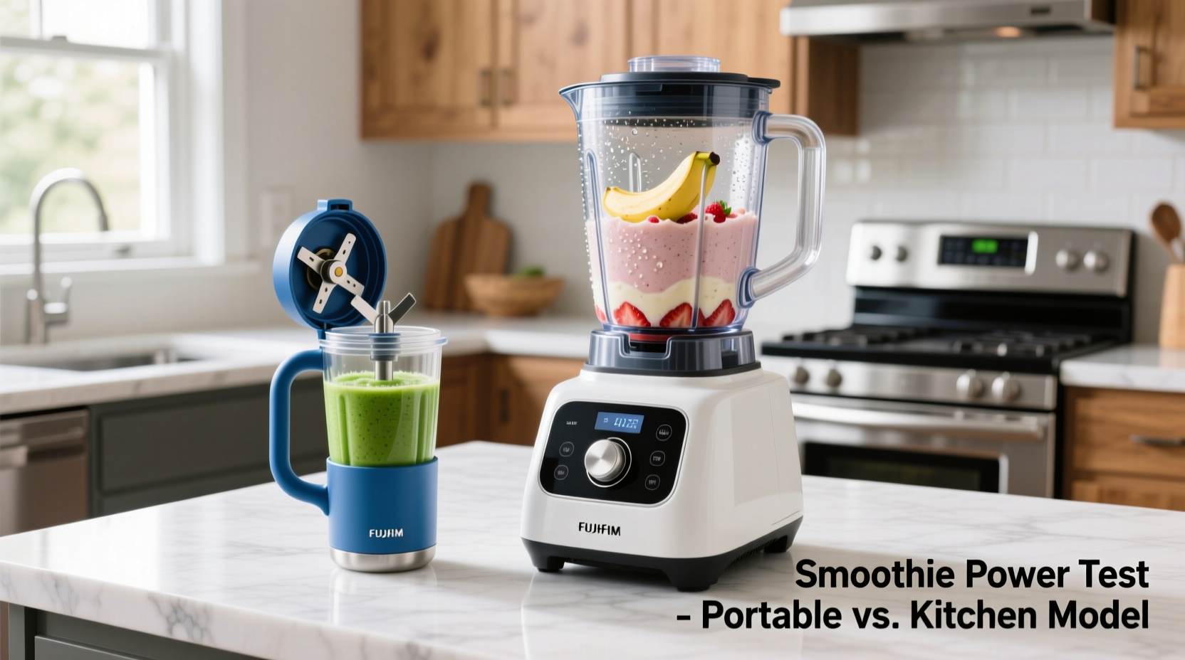 portable blender vs full size kitchen model good enough for smoothies