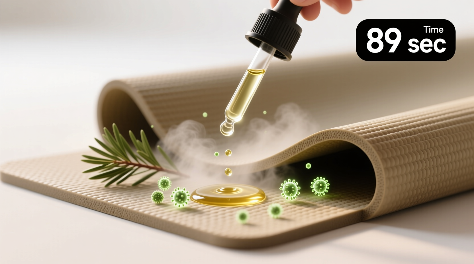 tea tree oil yoga mat disinfection