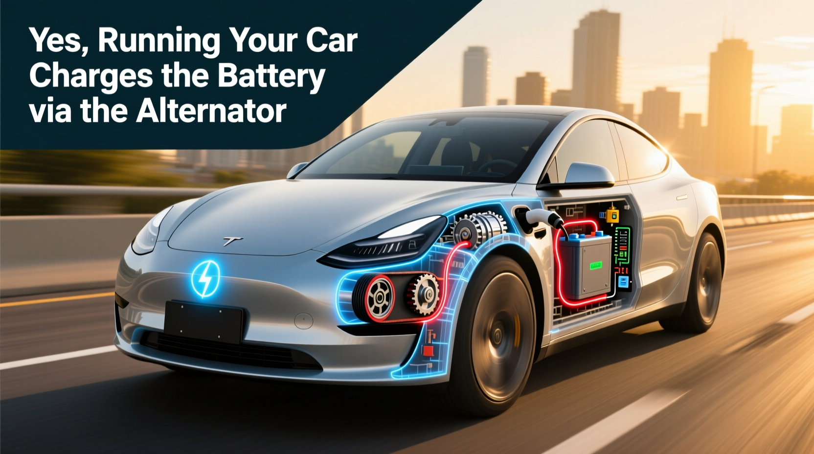 does running your car charge the battery