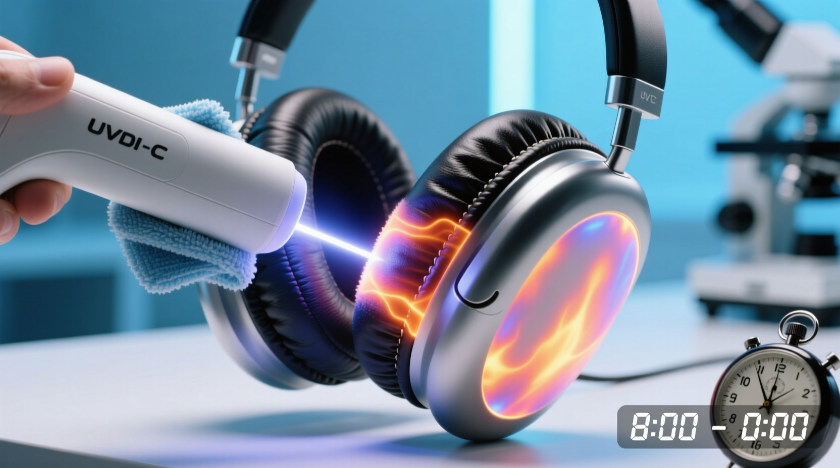 how to sanitize gaming headset ear cushions