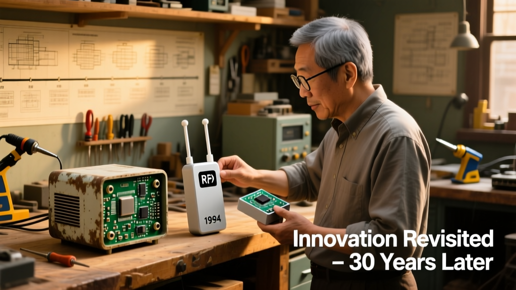 Inventor Updates a Classic 30 Years Later: The Evolution of the Wi-Fi Antenna from 802.11b to Wi-Fi 7