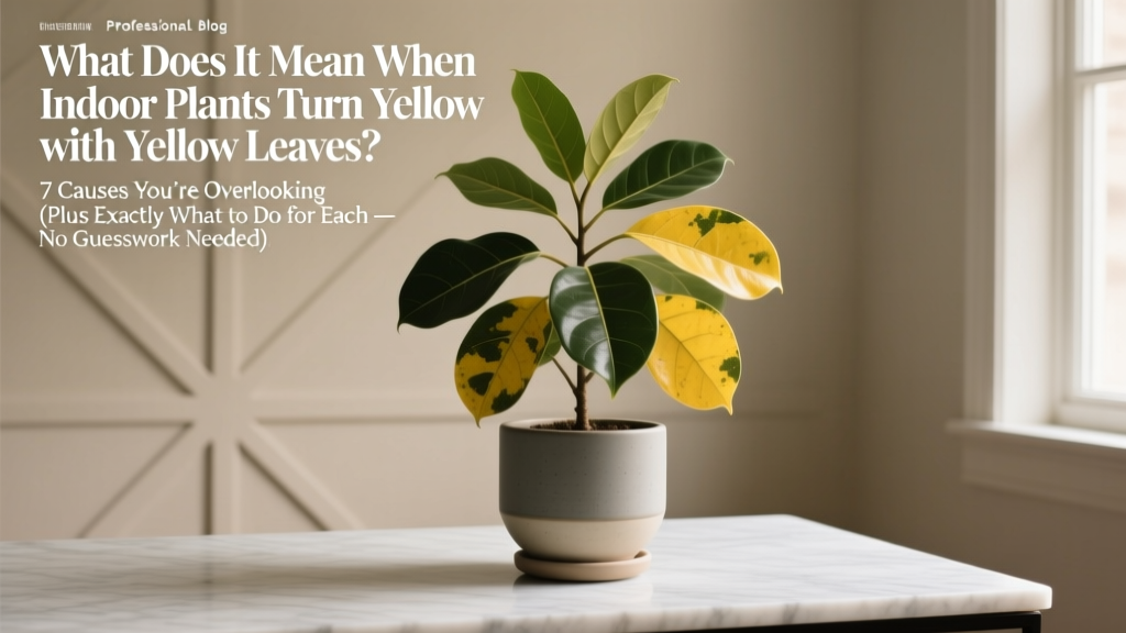 What Does It Mean When Indoor Plants Turn Yellow With Yellow Leaves (2026)