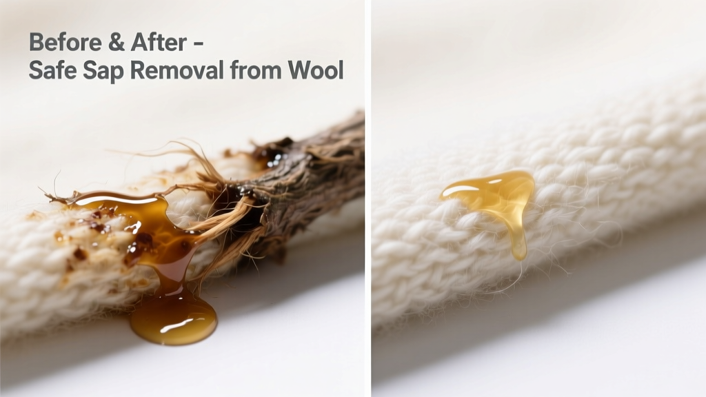 How to Remove Tree Sap from Wool Safely