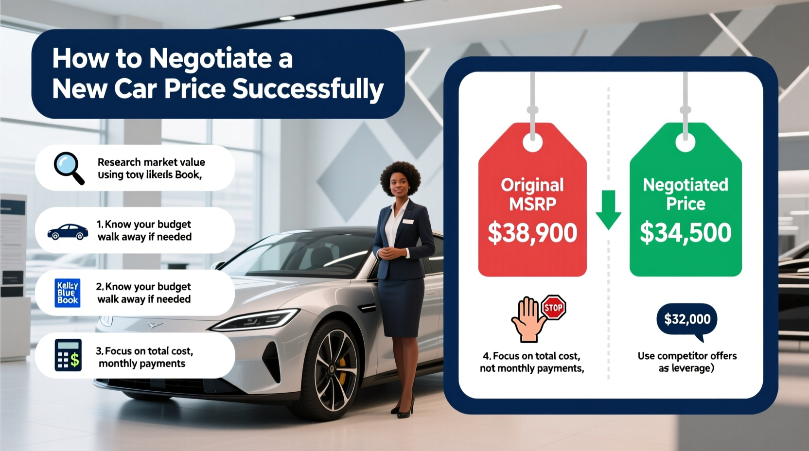 how to negotiate new car price