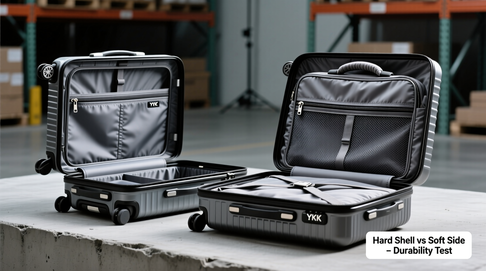 hard shell luggage vs soft side is the hard shell actually more durable