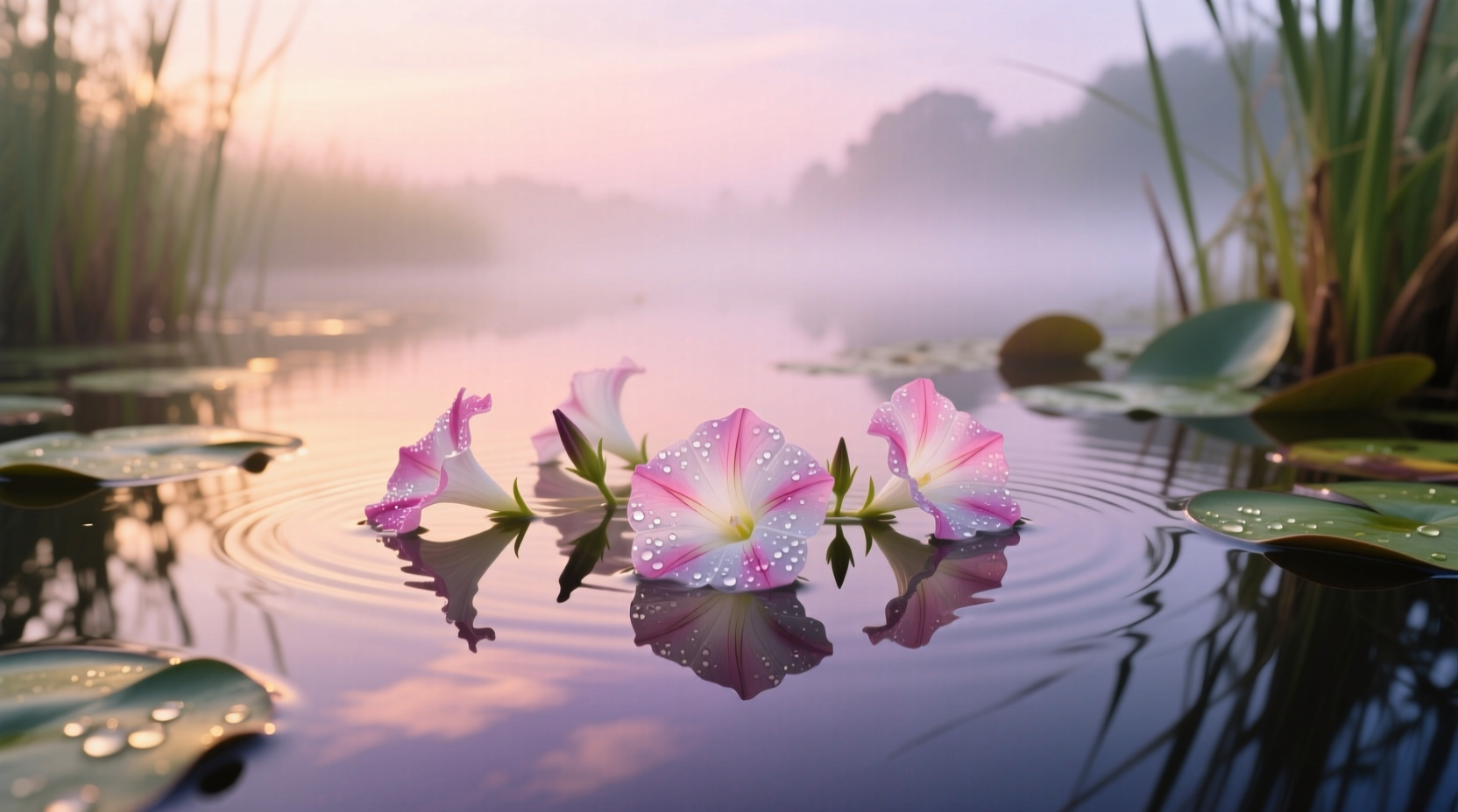 water petunias
