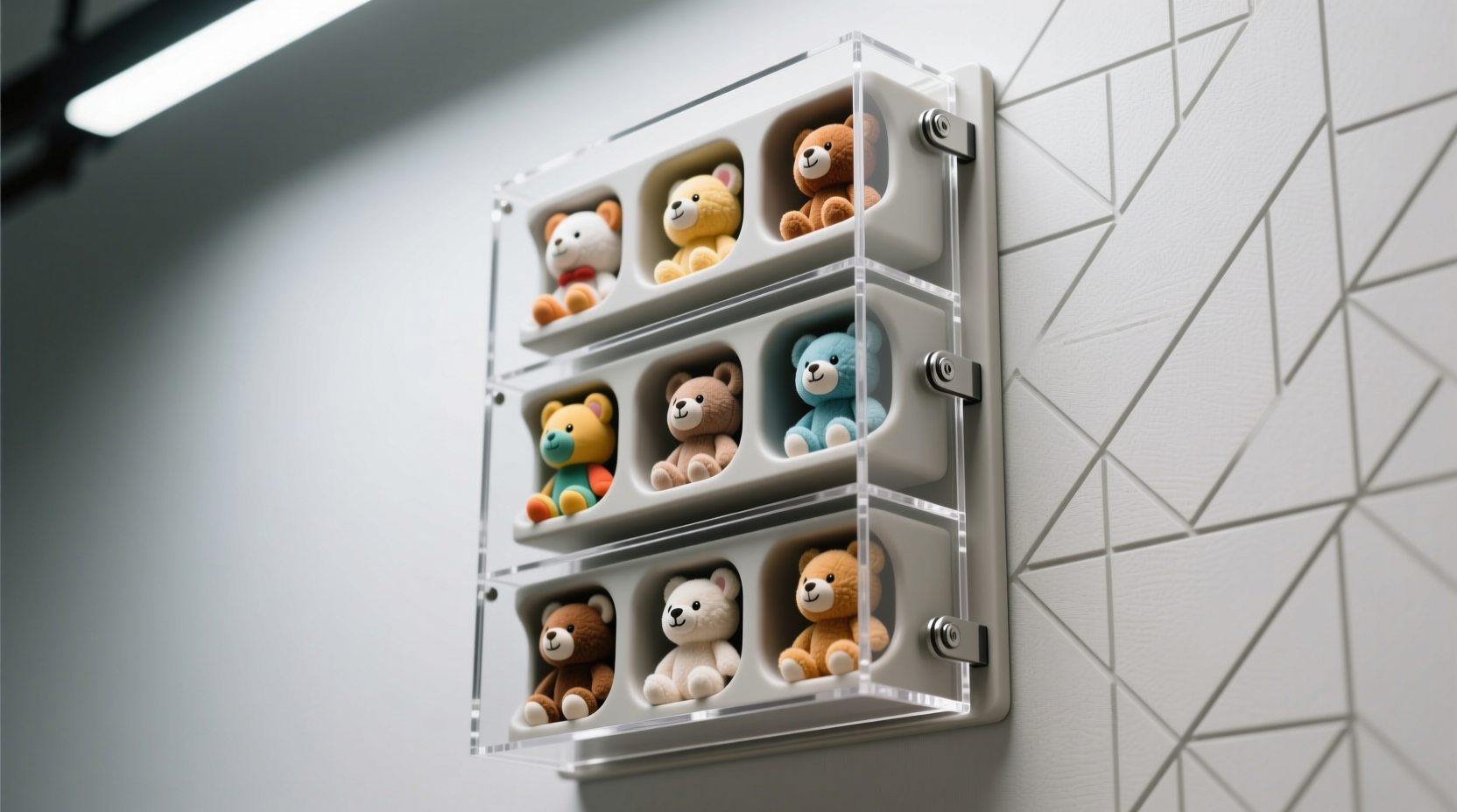 vertical plush toy storage without damage