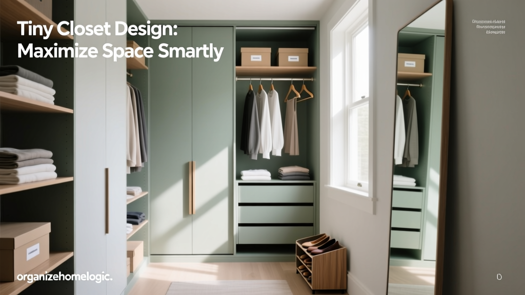 Tiny Closet Design: Maximize Space Smartly