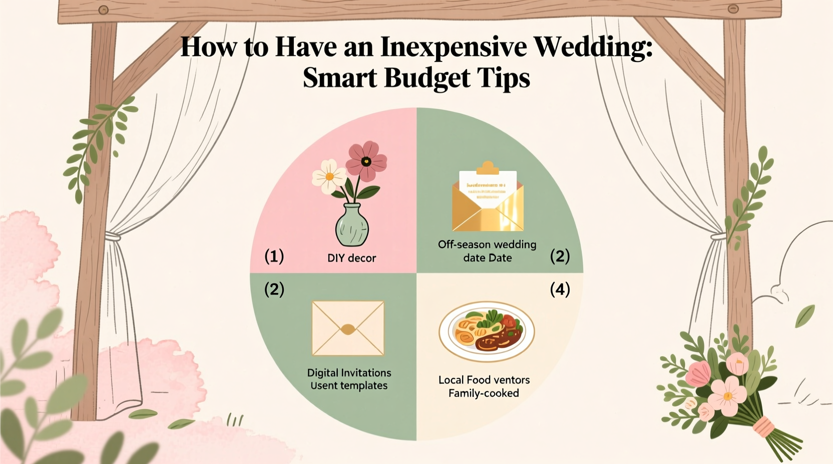 how to have an inexpensive wedding