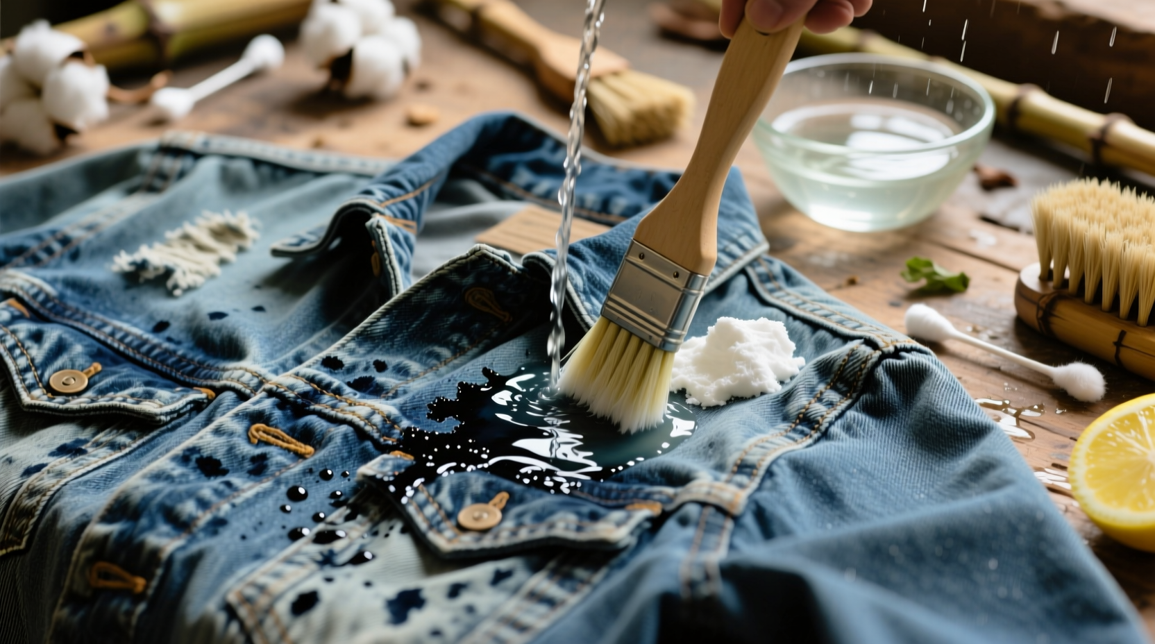 eco friendly ink stain removal for denim