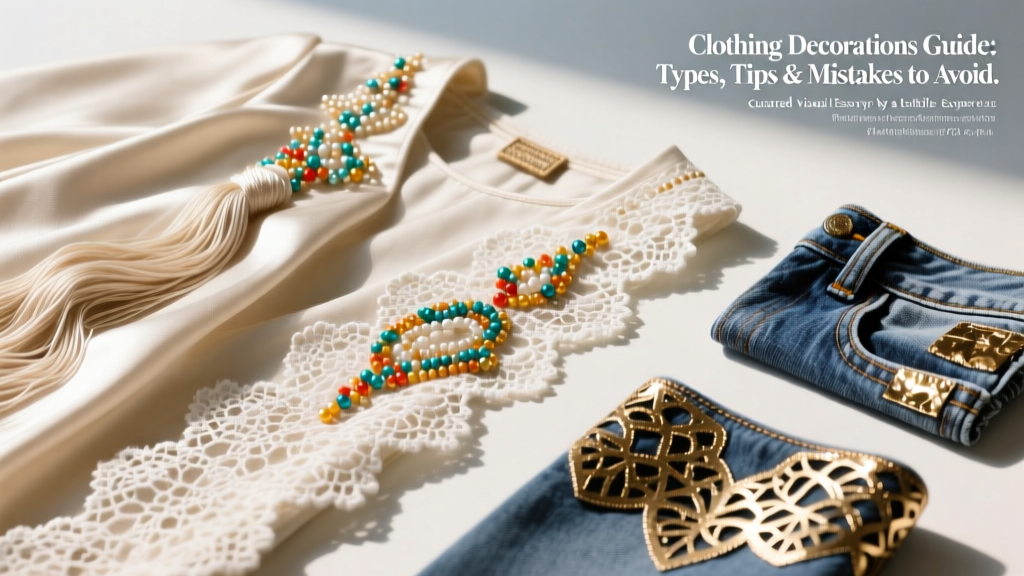 Clothing Decorations Guide: Types, Tips & Mistakes to Avoid