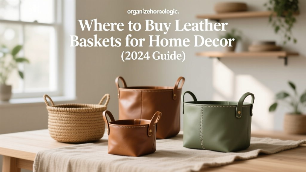 Where to Buy Leather Baskets for Home Decor (2024 Guide)