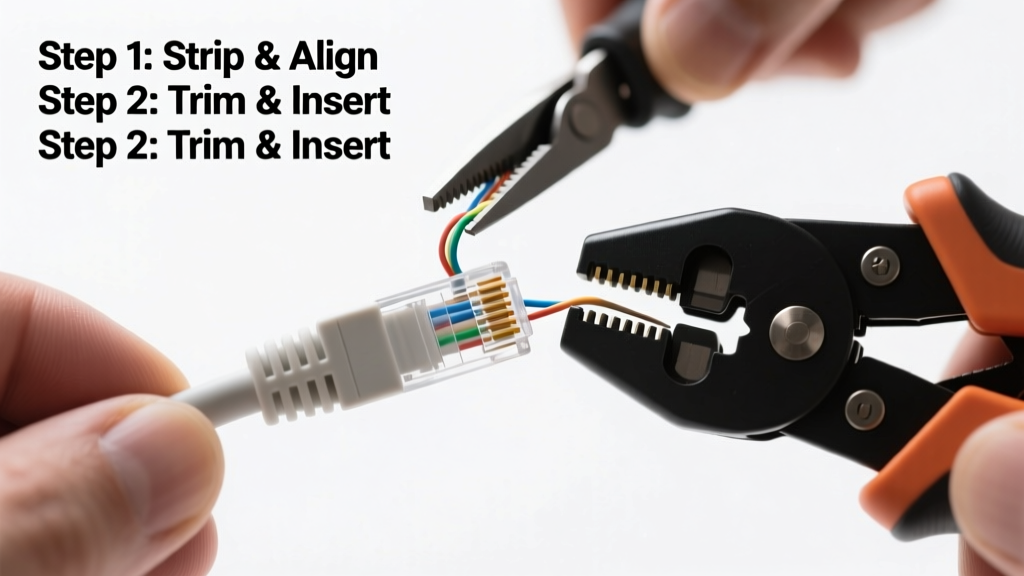 How to Crimp Ethernet Cable Like a Network Technician