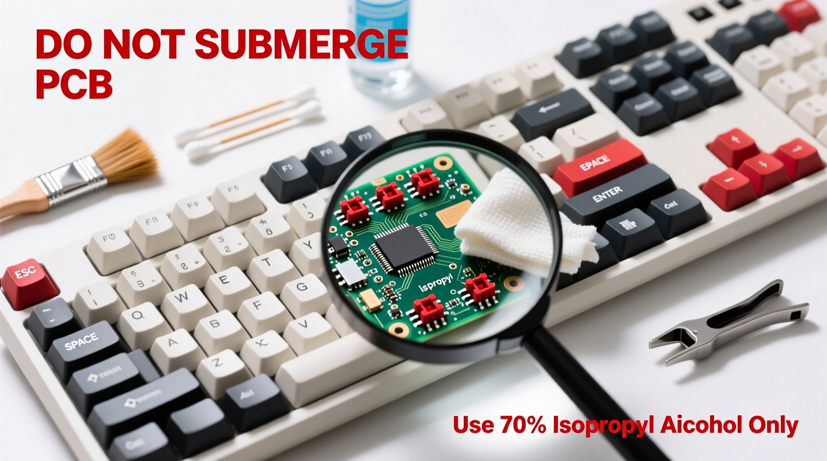 how to deep clean a mechanical keyboard without losing key functions