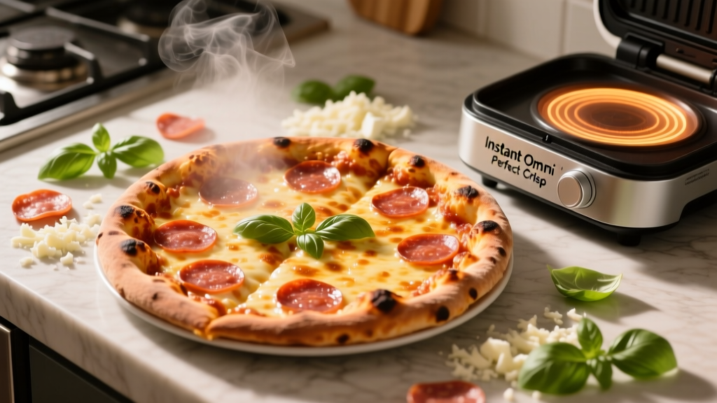 Cook Frozen Pizza in Instant Omni Air Fryer (Crispy!)